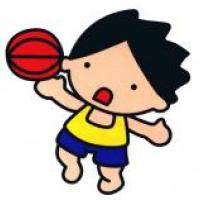 简笔画打篮球的小男孩