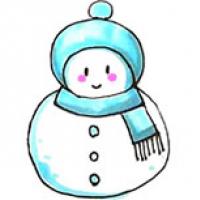 儿童学画可爱的雪人简笔画步骤教程 小雪人怎么画
