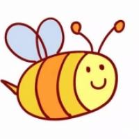 小蜜蜂的画法,蜜蜂简笔画图片
