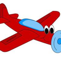 卡通小型飞机简笔画图片