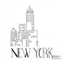 纽约帝国大厦简笔画