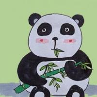 教你如何画熊猫简笔画