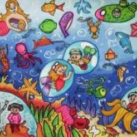 海底世界儿童画：妙不可言的海底世界