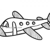 可爱的小飞机简笔画图片