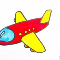 儿童飞机怎么画