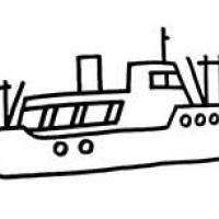 渔船简笔画交通工具 渔船交通工具简笔画步骤图片大全