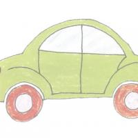 轿车简笔画的画法步骤教程