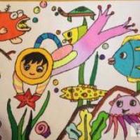 海底世界儿童画：海底的奥妙