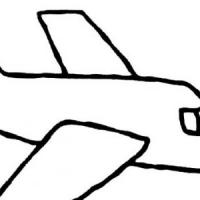 卡通飞机的画法