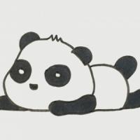 熊猫怎么画简单又可爱
