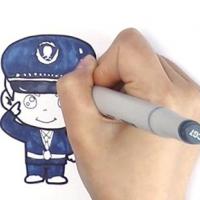 可爱的小警察