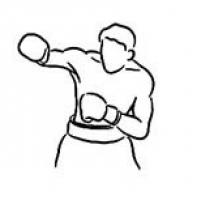 运动员简笔画 拳击运动员简笔画图片