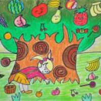 儿童科幻画《奇妙的树》赏析