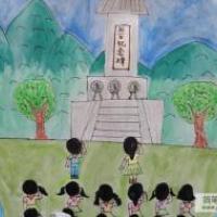 抗战胜利周年儿童画-歌颂祖国
