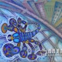 小学生获奖科幻画《高楼清洁机》欣赏