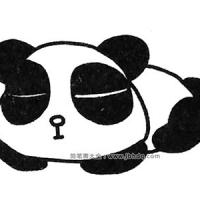 简单易学的大熊猫简笔画