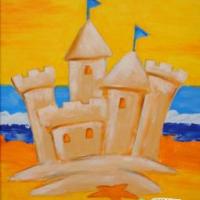 海边的城堡国外油画作品欣赏