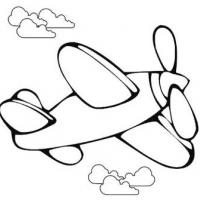 教你怎么画卡通飞机简笔画