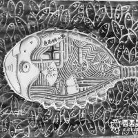 二等奖小学生获奖科幻画《鱼苗孵化器》赏析