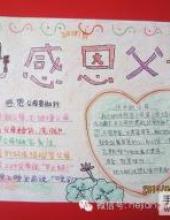学会感恩,感恩父母手抄报
