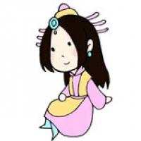 中国古代卡通公主简笔画步骤教程 卡通公主的简单画法