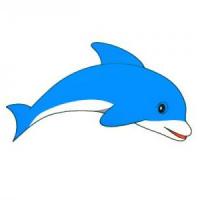海豚简笔画怎么画