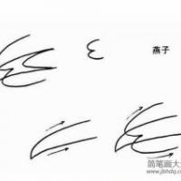 幼儿燕子简笔画教程