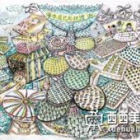 优秀小学生获奖科幻画《海上蔬果生产基地》赏析