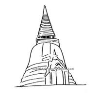 世界著名建筑 泰国佛塔