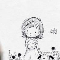 9张漂亮的人物铅笔插画