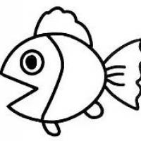 简笔画卡通金鱼的画法