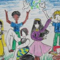 欢乐六一节儿童节美术创意作品赏析