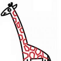 儿童长颈鹿简笔画