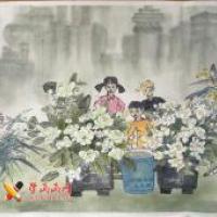 中学生环保科幻画《垃圾化肥香天地》欣赏