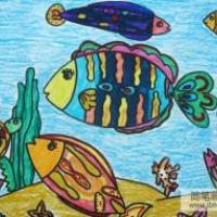 海底世界儿童画：海底世界游记