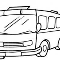 公共汽车简笔画的简单画法