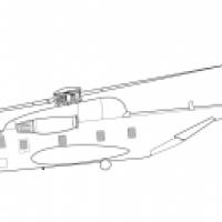 军用直升机的画法