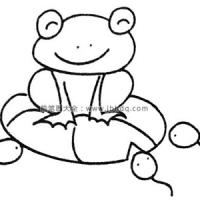 青蛙和蝌蚪简笔画图片