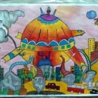 儿童科幻画《汽车尾气处理器》赏析