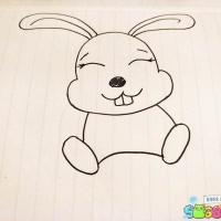 可爱的兔子简笔画