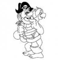 海盗简笔画人物 海盗人物简笔画步骤图片大全六