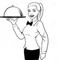 【女服务员简笔画】女服务员怎么画,简笔画女服务员的画法
