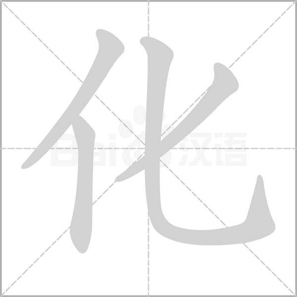 化的拼音意思组词笔划部首成语有那些