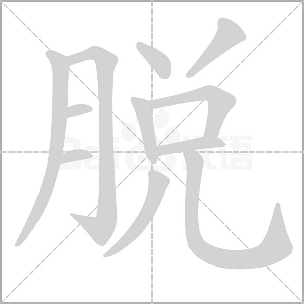 脱的拼音意思组词笔划部首成语有那些