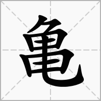 亀的拼音意思组词笔划部首成语有那些