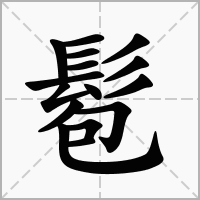 髱的拼音意思组词笔划部首成语有那些